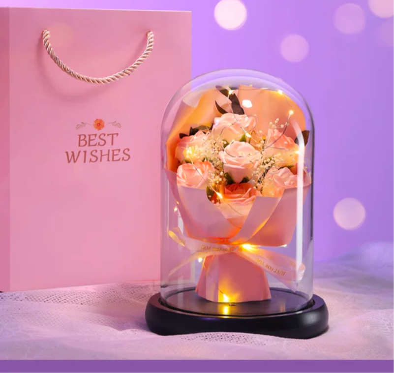 A romantic flower gift for girlfriend, friend, birthday, women, wife—eternal rose,