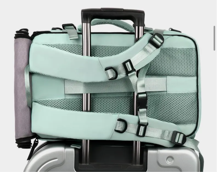 Travel backpack with USB charging point
