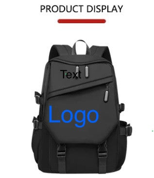 Custom logo backpack (glow up version in the dark )