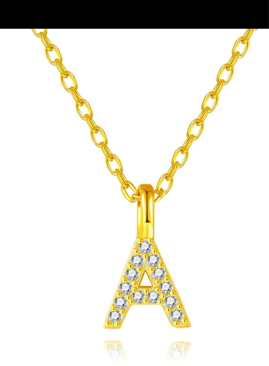 Custom Letter Necklace, custom name