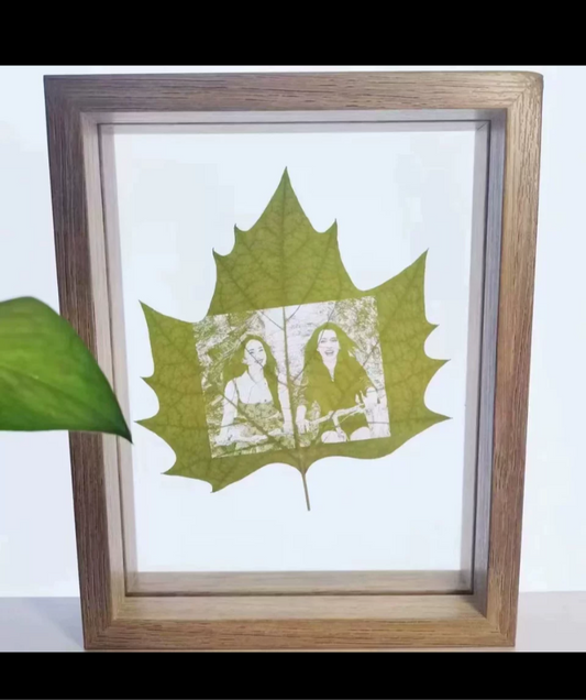 Leaf carving custom photo