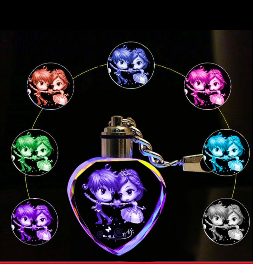 Personalised Photo Keyring with led lights . All occasions.